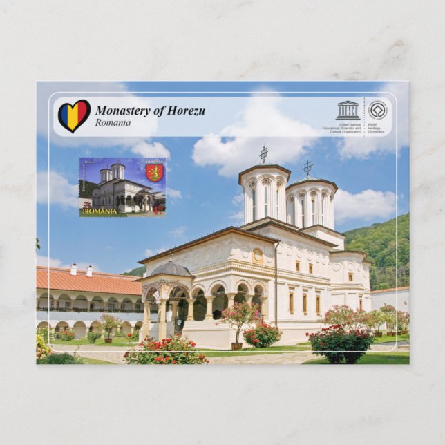 Postal UNESCO WHS - Monastery of Horezu (Stamp Edition) (Anverso)