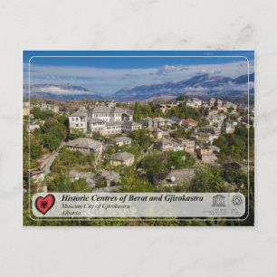 Postal UNESCO WHS - Museo-Ciudad de Gjirokastra