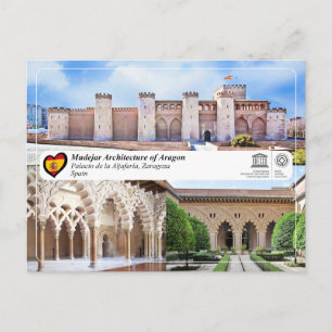 Postal UNESCO WHS - Palacio de la Aljafería