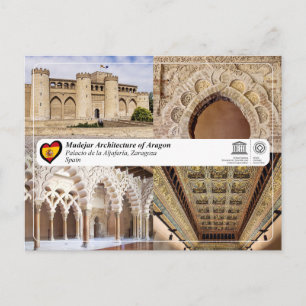 Postal UNESCO WHS - Palacio de la Aljafería