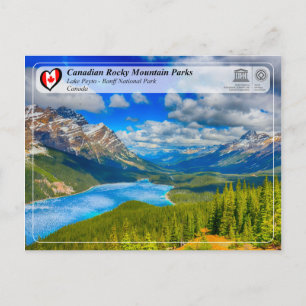 Postal UNESCO WHS - Parque nacional Banff