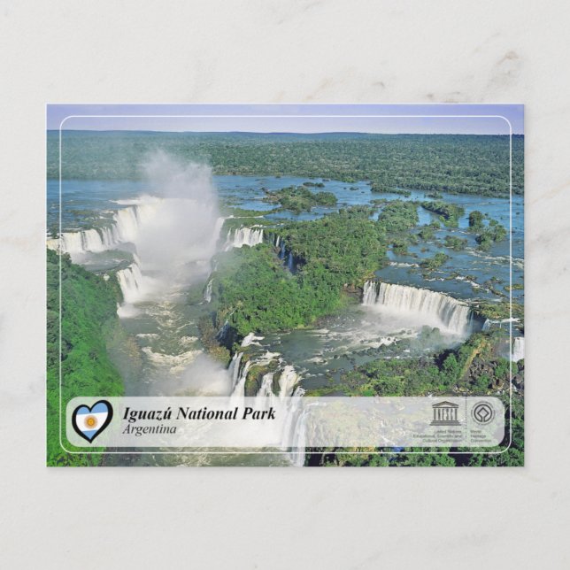 Postal UNESCO WHS - Parque nacional de Iguazu (Anverso)
