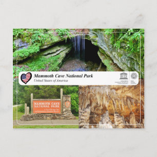 Postal UNESCO WHS - Parque nacional de las Cuevas Mammoth
