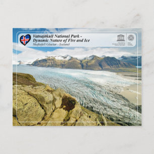 Postal UNESCO WHS - Parque nacional de Vatnajökull
