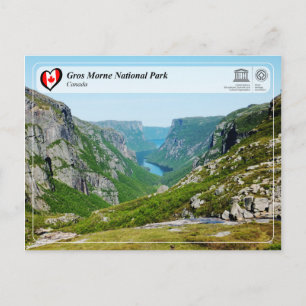 Postal UNESCO WHS - Parque nacional Gros Morne