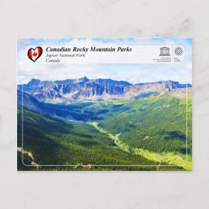 Postal UNESCO WHS - Parque nacional Jasper