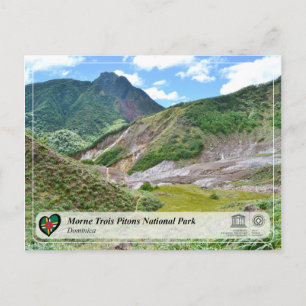 Postal UNESCO WHS - Parque nacional Morne Trois Pitons