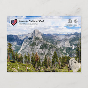 Postal UNESCO WHS - Parque Nacional Yosemite - Postcard