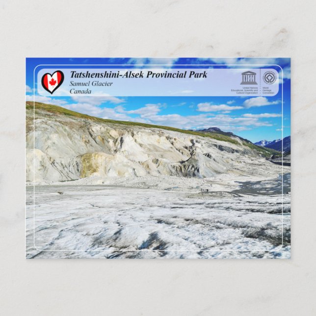 Postal UNESCO WHS - Parque provincial de Tatshenshini-Als (Anverso)