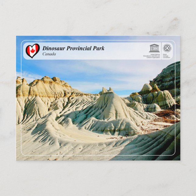 Postal UNESCO WHS - Parque Provincial Dinosaurio (Anverso)