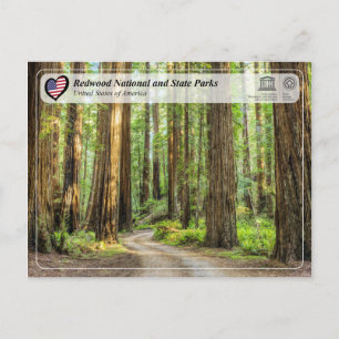 Postal UNESCO WHS - Parques nacionales y estatales de sec