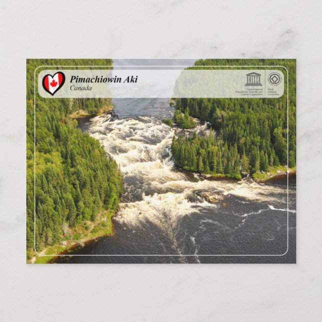 Postal UNESCO WHS - Pimachiowin Aki (Anverso)