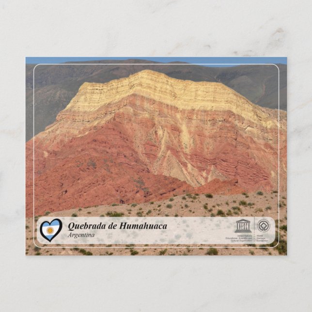 Postal UNESCO WHS - Quebrada de Humahuaca (Anverso)