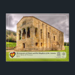 Postal UNESCO WHS - Santa María del Naranco<br><div class="desc">UNESCO WHS Serie - Patrimonio de la Humanidad en España Monumentos de Oviedo y el Reino de Asturias / Monumentos de Oviedo y del Reino de Asturias En el siglo IX se creó un innovador estilo arquitectónico pre-románico que iba a desempeñar un papel significativo en el desarrollo de la arquitectura...</div>