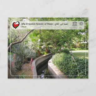 Postal UNESCO WHS - Sistemas de irrigación Aflaj de Omán