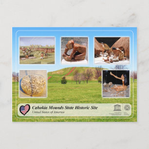 Postal UNESCO WHS - Sitio histórico del estado de Cahokia