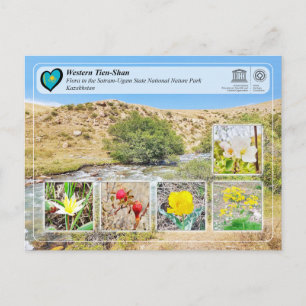 Postal UNESCO WHS - Western Tien-Shan - Sairam-Ugam