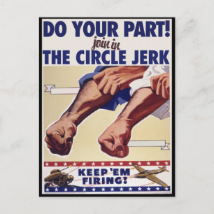 Postal Únete a Internet Circle Jerk