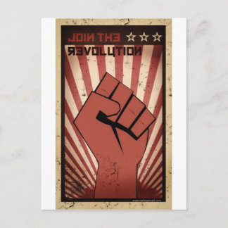 Postal Únete a la revolución