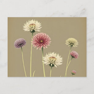 Postal Unguera floral romántica