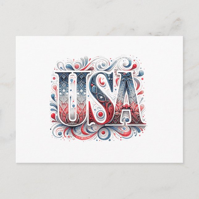 Postal única de Estados Unidos (Anverso)