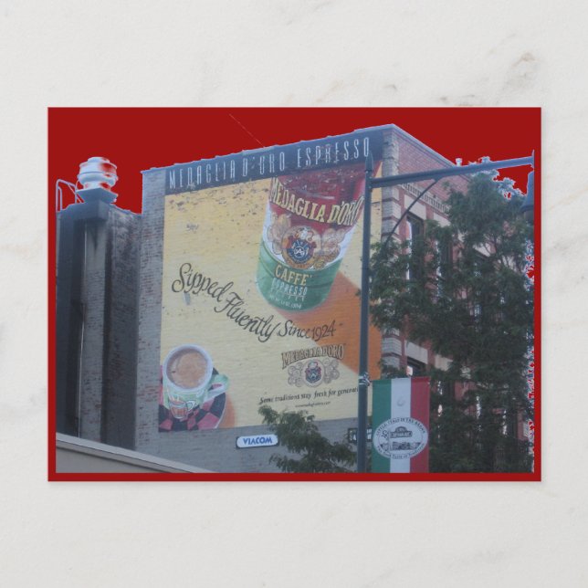 Postal única del anuncio publicado en N.Y.C. Tensi (Anverso)