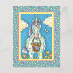 POSTAL UNICORN DE LA CUELTA DE LA BAÑERA DEL ESTRÉS, TARJ