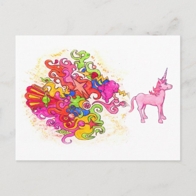 Postal Unicorn Fart (Anverso)