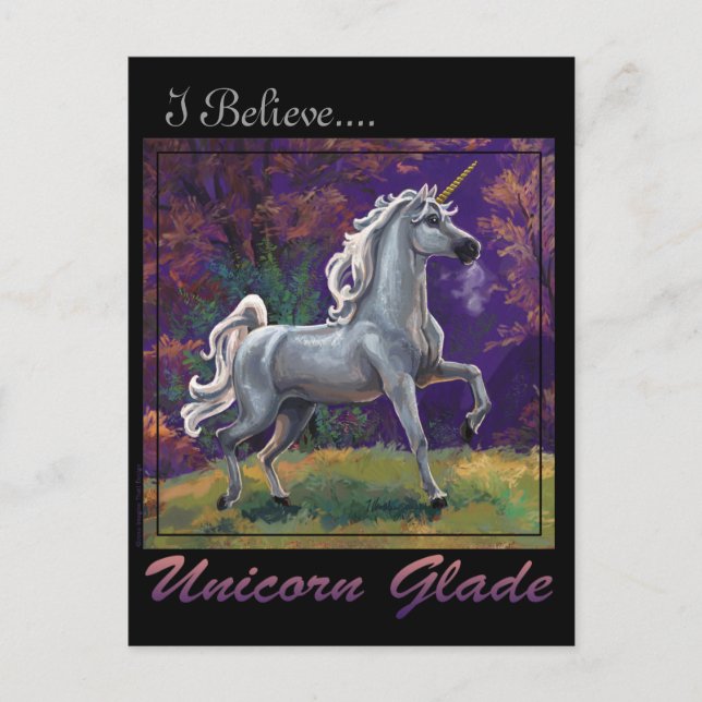 Postal Unicorn Glade (Anverso)