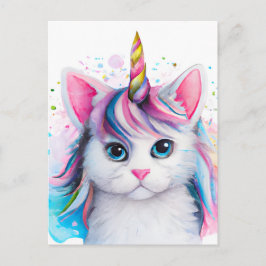 Postal Unicorn Kitten