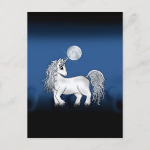 Postal Unicorn Moon