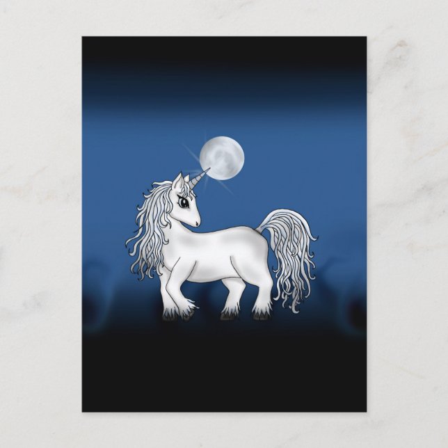Postal Unicorn Moon (Anverso)