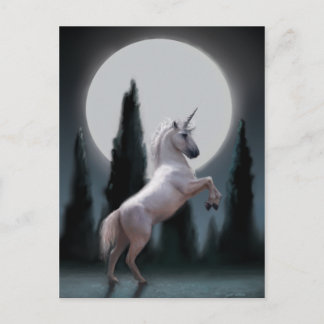 Postal Unicorn Moon