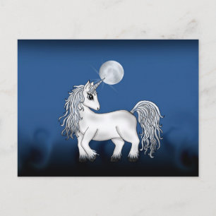 Postal Unicorn Moon