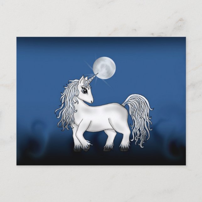 Postal Unicorn Moon (Anverso)