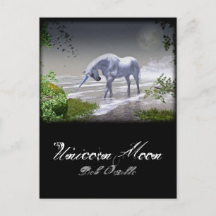 Postal Unicorn Moon