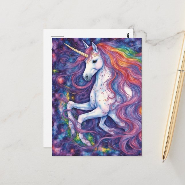 Postal Unicorn Octopus hybrid  (Anverso/Reverso In Situ)