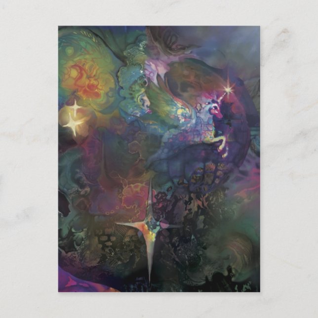 Postal Unicornio*** (Anverso)