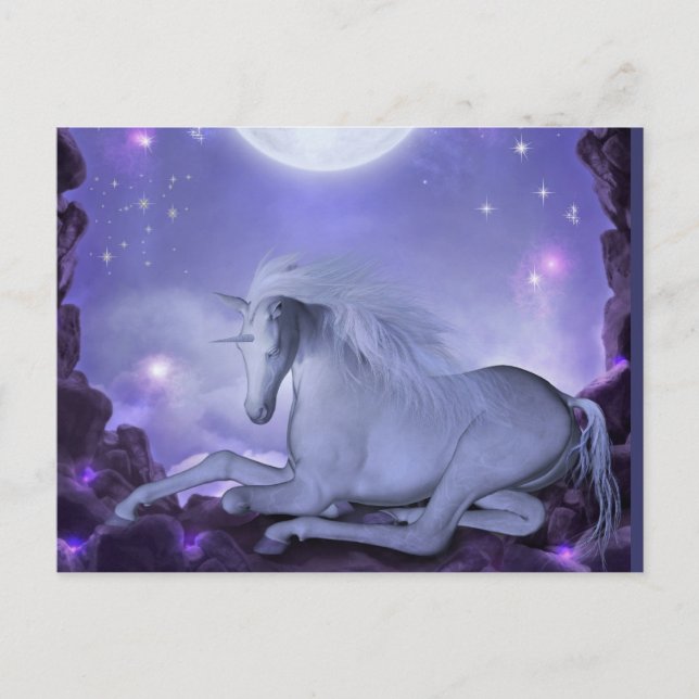 Postal unicornio (Anverso)