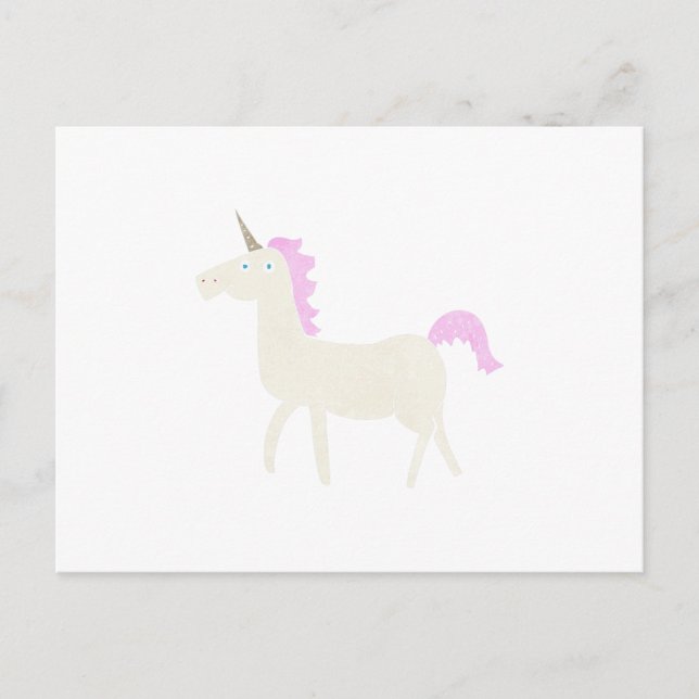 Postal unicornio (Anverso)