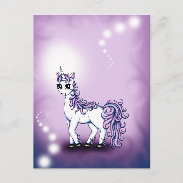 Postal Unicornio (Anverso)