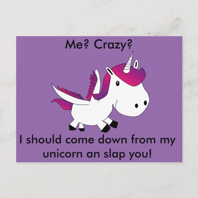 Postal Unicornio (Anverso)