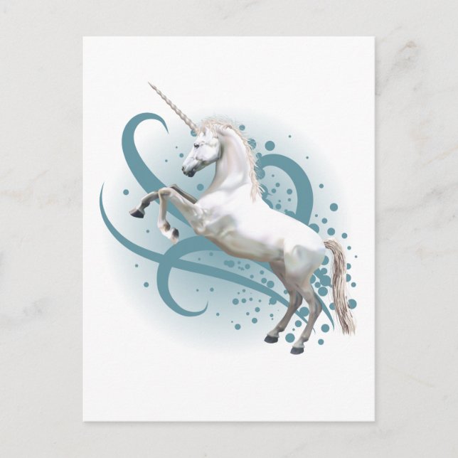 Postal Unicornio (Anverso)