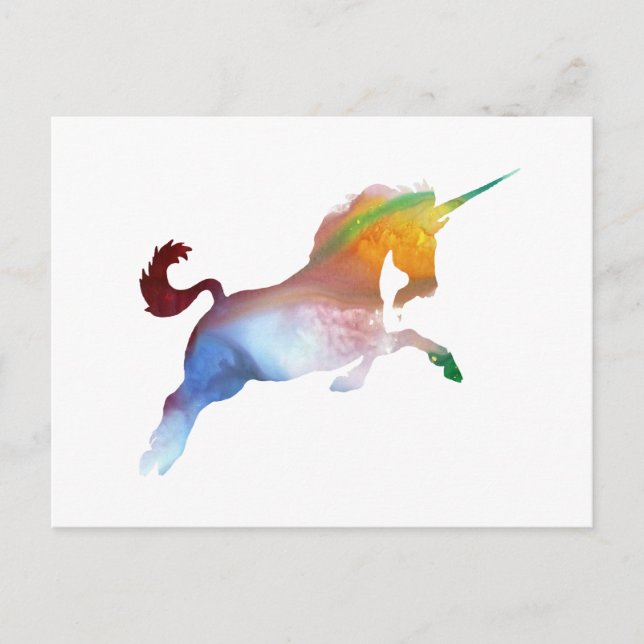 Postal Unicornio (Anverso)