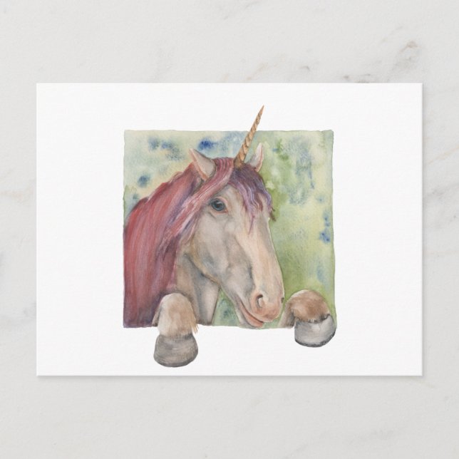 Postal Unicornio (Anverso)