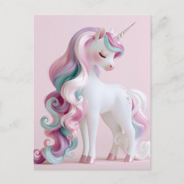 POSTAL UNICORNIO #1 (Anverso)