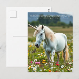 Postal Unicornio Afortunado
