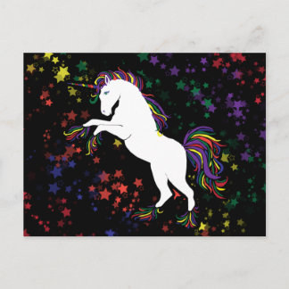 Postal unicornio de los años 80