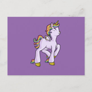 Postal ¡Unicornio del arco iris!