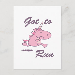Postal Unicornio en ejecución